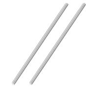 sourcing map M6x180mm Fully All Threaded Rod, 2Pcs 316 Stainless Steel Long Threaded Screw 1mm Thread Pitch Right Hand Threads for Furniture Mounting Assembly Fastening