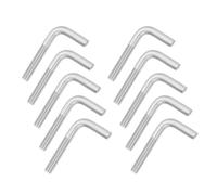 sourcing map M6x40mm 7/L-Shaped Right Angle Bolt Screw, 304 Stainless Steel L Shape Foundation Bolt Long Square Bend Screw, 10 Pcs