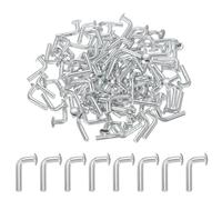 sourcing map M6x50mm Universal Pallet Rack Safety Bolt, Pallet Rack Drop Pin, Round Head Pallet Rack Safety Bolts Accessory Shelving System for Warehouse Home DIY Shelving Silver Pack of 200