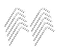 sourcing map M6x70mm 7/L-Shaped Right Angle Bolt Screw, 304 Stainless Steel L Shape Foundation Bolt Long Square Bend Screw, 10 Pcs