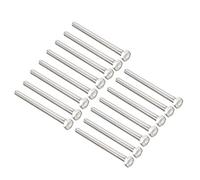 sourcing map M6x90mm Hex Bolts 304 Stainless Steel Hexagon Screw Bolt 15pcs