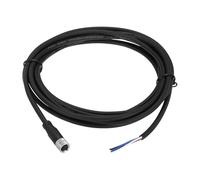 sourcing map M8 4 Pin Straight Female Aviation Connector Cable, 9.8ft Waterproof IP67 Aviation Sensor Electrical Cable
