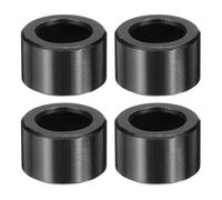 sourcing map M8 Metal Spacers 1/2" OD x 5/16" L Black 4pcs