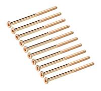 sourcing map M8x150mm Furniture Screw Hex Socket Machine Screws Zinc Plated Fasteners Bolts Half Thread Carbon Steel 10Pcs