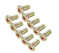 sourcing map M8x16mm Furniture Screw Hex Socket Machine Screws Zinc Plated Fasteners Bolts Full Thread Carbon Steel 20Pcs