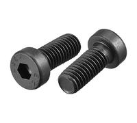 sourcing map M8x18mm Hex Socket Thin Head Cap Screw Bolts 12.9 Grade Carbon Steel 10pcs