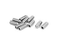 sourcing map M8x20mm 304 Stainless Steel Spring Hex Socket Ball Point Grub Set Screws 10pcs