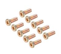 sourcing map M8x20mm Furniture Screw Hex Socket Machine Screws Zinc Plated Fasteners Bolts Full Thread Carbon Steel 10Pcs