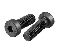 sourcing map M8x20mm Hex Socket Thin Head Cap Screw Bolts 12.9 Grade Carbon Steel 20pcs