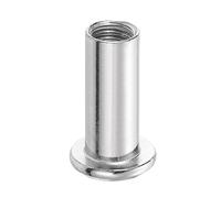 sourcing map M8x22mm Hex Socket Head Insert Nut Screw Post Sleeve Nut for Furniture 30pcs