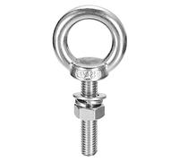 Sourcing Map M8x40mm Eye Bolt With Nut Washer - 304 Stainless Steel Shoulder Lifting Ring for Hanging Items