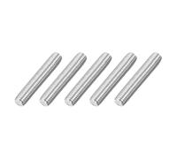 sourcing map M8x45mm Fully All Threaded Rod, 5Pcs 316 Stainless Steel Long Threaded Screw 1.25mm Thread Pitch Right Hand Threads for Furniture Mounting Assembly Fastening