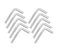 sourcing map M8x60mm 7/L-Shaped Right Angle Bolt Screw, 304 Stainless Steel L Shape Foundation Bolt Long Square Bend Screw, 10 Pcs