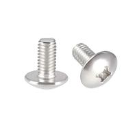 sourcing map Machine Screws, M6x12mm Phillips Screw, 304 Stainless Steel, Fasteners Bolts 20Pcs