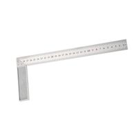 sourcing map Machinist Precision Square Ruler 12" 90 Degree Stainless Steel Engineer Squares L-Type Metal Right Angle Ruler Framing Tool for Professional Carpentry and Woodworking, Silver
