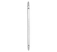 sourcing map Magnetic Double Ended Screwdriver Bit 5mm PH2 6"/150mm 1/4" Hex Shank CR-V Steel Two Sided Phillips Cross Screw Driver Bit for Power Screwdriver Impact Drill Tool