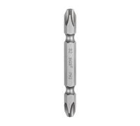 sourcing map Magnetic Double Ended Screwdriver Bit 6.35mm PH3 2.56" Length 1/4" Hex Shank S2 Steel Two Sided Phillips Cross Screw Driver Bit