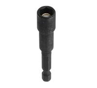 sourcing map Magnetic Nut Driver 8mm Hex Drive Socket CR-V Steel Power Screw Drill Bits Socket Wrench Tools with 1/4" Quick Change Hex Shank for Power Drills Impact Drivers, Black