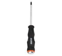 sourcing map Magnetic Phillips Screwdriver PH2 x 115mm CR-V Steel Go-Thru Cross Screwdrivers with Striking Cap for Industry and Automobile Repair