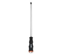 sourcing map Magnetic Phillips Screwdriver PH2 x 290mm CR-V Steel Go-Thru Cross Screwdrivers with Striking Cap for Industry and Automobile Repair
