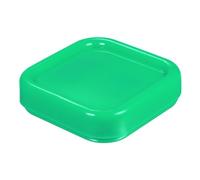 sourcing map Magnetic Pin Cushion Square Plastic Magnetic Sewing Pin Holder Storage Case Needle Cushion Tool for Sewing Projects, Green