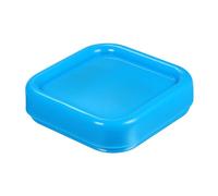 sourcing map Magnetic Pin Cushion Square Plastic Magnetic Sewing Pin Holder Storage Case Needle Cushion Tool for Sewing DIY Projects, Light Blue