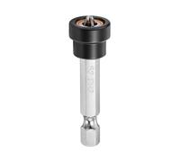 sourcing map Magnetic Positioning Screwdriver Bits PH2 Drywall Screw Bit Hex Shank Positioning Setter Batch Head Rustproof for Plasterboard Screw Drill Accessory, 2" Long Silver
