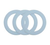 sourcing map Magnetic Sticker Ring, 3 Pcs Universal Magnetic Adapter Ring Leather Magnet Wireless Charging Conversion Kit for Mobile Phone Case Wireless Charger, Blue