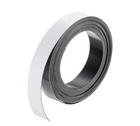 sourcing map Magnetic Strip with Strong 1 Inch x 21.33 Feet Magnetic Strip Tape,Magnetic Tape Labels for Whiteboards Refrigerator and Crafts White