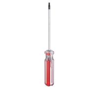 sourcing map Magnetic Torx Screwdriver 3x75mm Rod T8 Steel Star 6 Point Head Screw Driver with Non-Slip Handle for Appliances Repair Improvement, Red