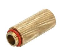sourcing map Male to Female Extender Fitting G1/4 x 40mm Copper Brass Extension Connector for PC Water Cooling System