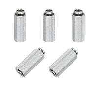 sourcing map Male to Female Extender Fitting G1/4 x 40mm for PC Water Cooling System Silver 5pcs