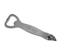 sourcing map Manual Bottle Opener, Stainless Steel Church Key Can Opener Portable Punch Bottle Cap Remover Vial Breaker Tool for Kitchen Party Home Beverage Beer Soda Cans, Black