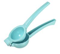 sourcing map Manual Hand Squeezer, Aluminium Alloy Lemon Orange Citrus Juicer Suitable for Lemon, Watermelon, Orange, Pomegranate, Cucumber - Blue