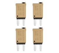 sourcing map Manual Resettable Fuse, 32V DC 5A E79 Low Profile ATC/ATO Manual Blade Circuit Breaker Reset Fuses for Car, Truck, RV, SUV, Marine, Boat, Motorcycle, Pack of 4