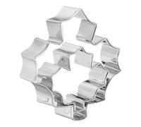 sourcing map Maple Leaf Cookie Cutter Set Assorted Sizes Stainless Steel Polish Rose Flower Petal Cookie Cutters Molding for Pastry Fondant Cake Cookie