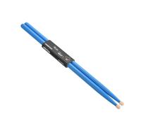 sourcing map Maple Wood Drumstick Anti Slip Handle Grips 7A Blue Classic Drum Stick Wood Tip for Drumming Musical Instrument Percussion