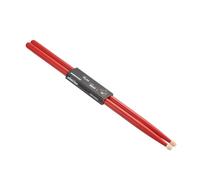 sourcing map Maple Wood Drumstick Anti Slip Handle Grips 7A Red Classic Drum Stick Wood Tip for Drumming Musical Instrument Percussion