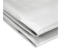 sourcing map Marine Vinyl Fabric, 54 Inch 1 Yard Upholstery Faux Leather Soft Waterproof Sheets Fabric for Crafts DIY Sewings Sofa Wallets Handbag Car, Silver
