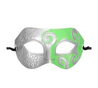 sourcing map Masquerade Mask, Mardi Gras Mask for Men Half Face Halloween Costume for Masquerade Party Prom Ball Birthday Gras, Green Retro Style