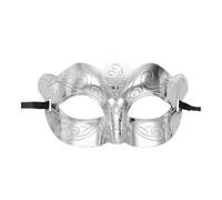 sourcing map Masquerade Mask, Mardi Gras Mask for Men Half Face Halloween Costume for Masquerade Party Prom Ball Birthday Gras, Silver Male Jazz Style