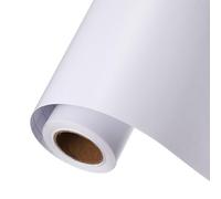 sourcing map Matte White Permanent Vinyl, 12 Inch x 14ft Adhesive Vinyl Roll for Decal Cutting, Signs, Scrapbooking, DIY Craft, Home Decoration