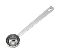 sourcing map Measuring Spoon, 10ml Long Handle Table Scoop Teaspoon Coffee Scoop Spoon for Ground Coffee Tea Sugar Cooking Baking, Silver