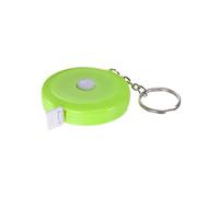 sourcing map Measuring Tape 1.5M/60-inch Retractable Tailors Tape Measure Pocket Size with Key Chain for Body, Fabric, Sewing and Crafts Measurements, Light Green