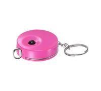 sourcing map Measuring Tape 1.5M/60-inch Retractable Tailors Tape Measure Pocket Size with Key Chain for Body, Fabric, Sewing and Crafts Measurements, Hot pink