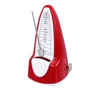 sourcing map Mechanical Metronome,High Accuracy Professional Musical Timer Universal Music Metronome for Piano Guitar Violin Ukulele Player,Dark Red