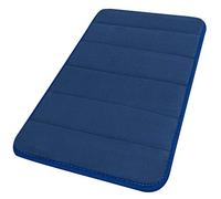 sourcing map Memory Foam Bath Mat Water Absorbent 20"x32"/ 50x80 Cm, Non Slip Bathroom Rug for Bathroom Living Room Floor Tub - Machine Washable Bath Mats Carpet Soft and Thick, Royal Blue