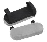 sourcing map Memory Foam Chair Armrest Pads, 4 Pair Office Chair Arm Covers, Elbow Pillow for Offices Study Rooms Game Rooms (Gray)