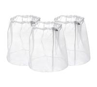 sourcing map Mesh Laundry Bags, 3Pcs 11.8"x15.7" Baskets Mesh Bags with Drawstring Fine Net Small Machine Washable Mesh Wash Bags for Travel, Laundry