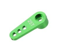 sourcing map Metal 25T Steering Servo Single Arm Horn Green for RC Car 1 Pcs